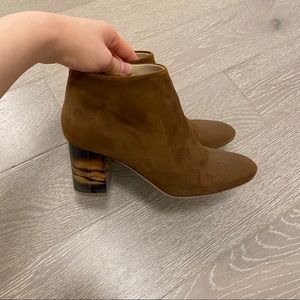 Burberry Brown Suede Booties